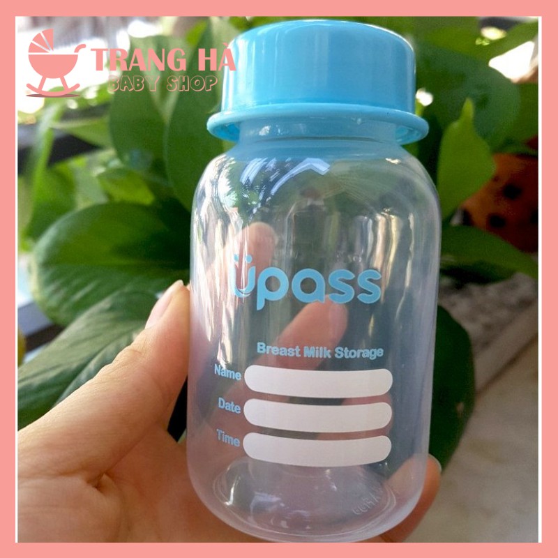 ✔️𝑪𝑯𝑰́𝑵𝑯 𝑯𝑨̃𝑵𝑮✔️Bộ 3 bình trữ sữa Upass cổ hẹp 125ml UP0030N (có hộp)