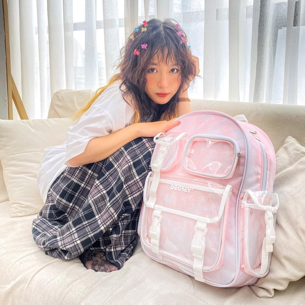 Balo Degrey Hồng Sky Basic Backpack Unisex