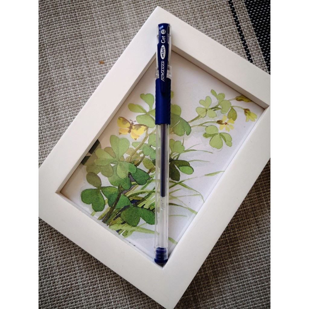 Combo 60 bút bi nước (mực xanh)new2019(Retoanquoc)