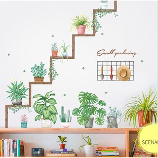 Decal dán tường Vườn cây