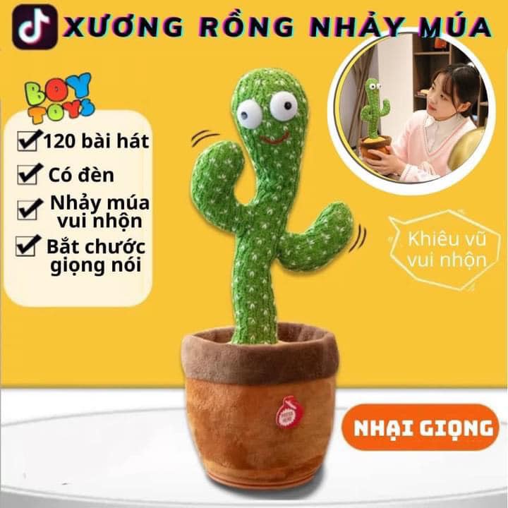 Cây Xương Rồng Nhảy Múa - Nhái Giọng Nói - Đồ Chơi Ưa Chuộng Nhất 2021