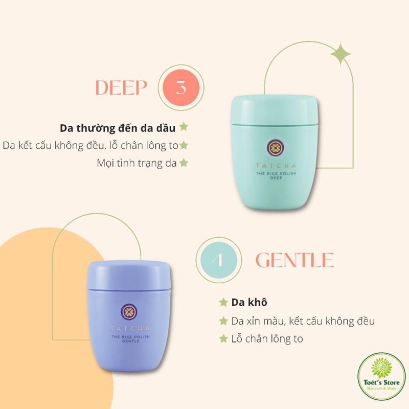 Bột rửa mặt tẩy da chết Tatcha Rice Polish