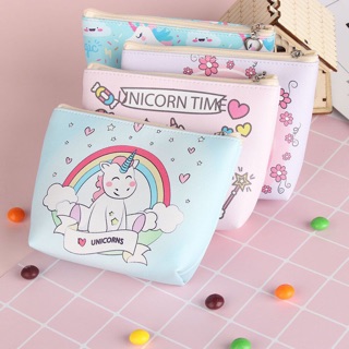 Bóp đựng đồ trang điểm mini Unicorn xinh xắn