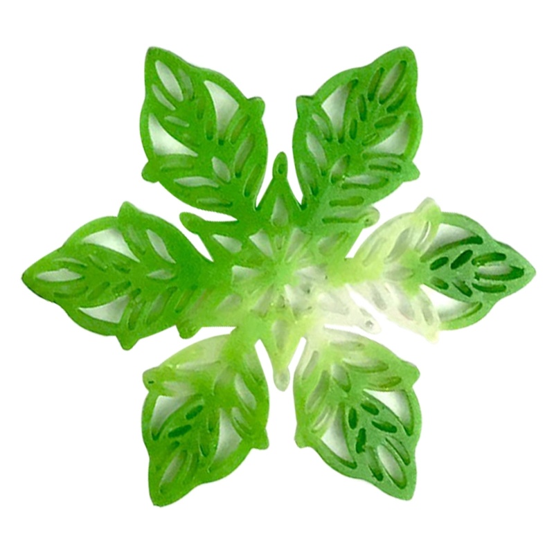 Khuôn Silicone Hình Bông Tuyết Làm Móc Khóa DIY