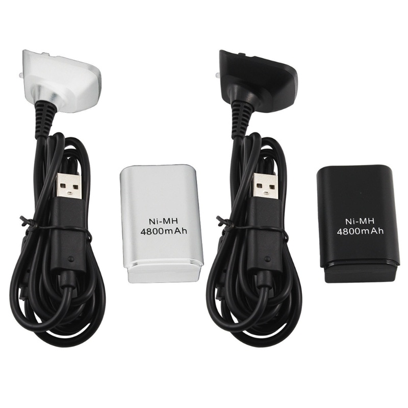 Dụng cụ sạc pin 4800mAh cho tay cầm chơi game Xbox360
