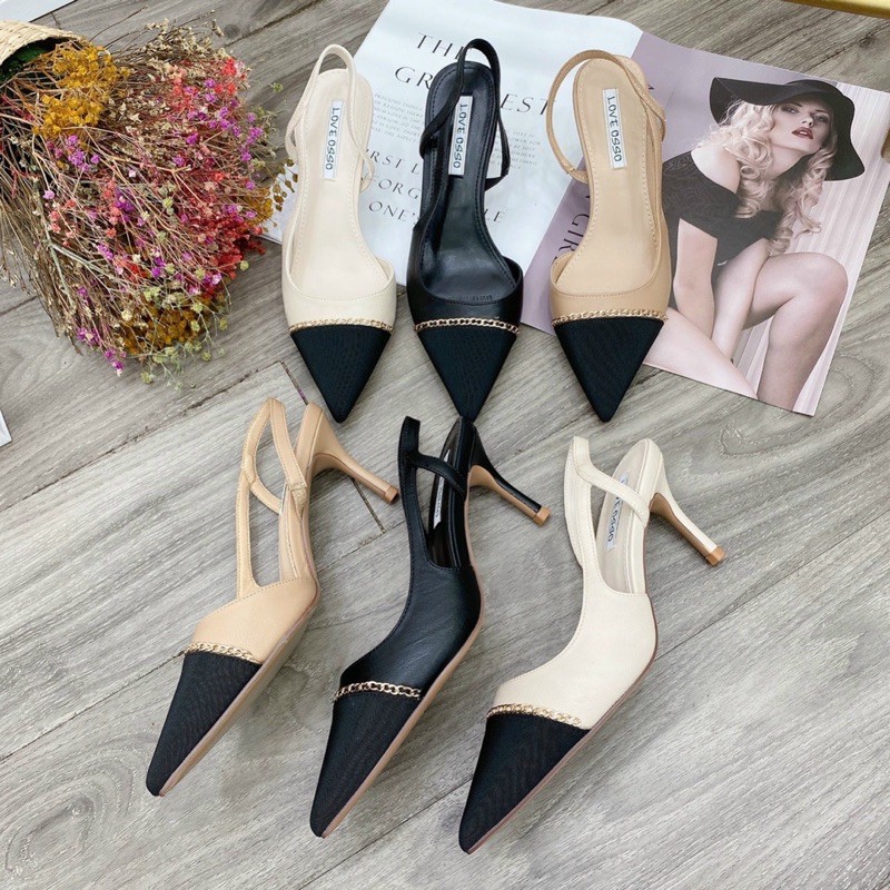 Sandal bít mũi viền xích hàng cao cấp chuẩn Fullbox