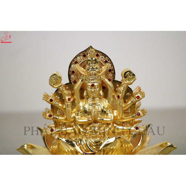 [PHÁP BẢO MINH CHÂU] TƯỢNG BÀY ÔTÔ HK ĐẾ SEN NỞ (QUAN ÂM - THIÊN THỦ 2 MẶT - QUAN ÂM 2 MẶT)