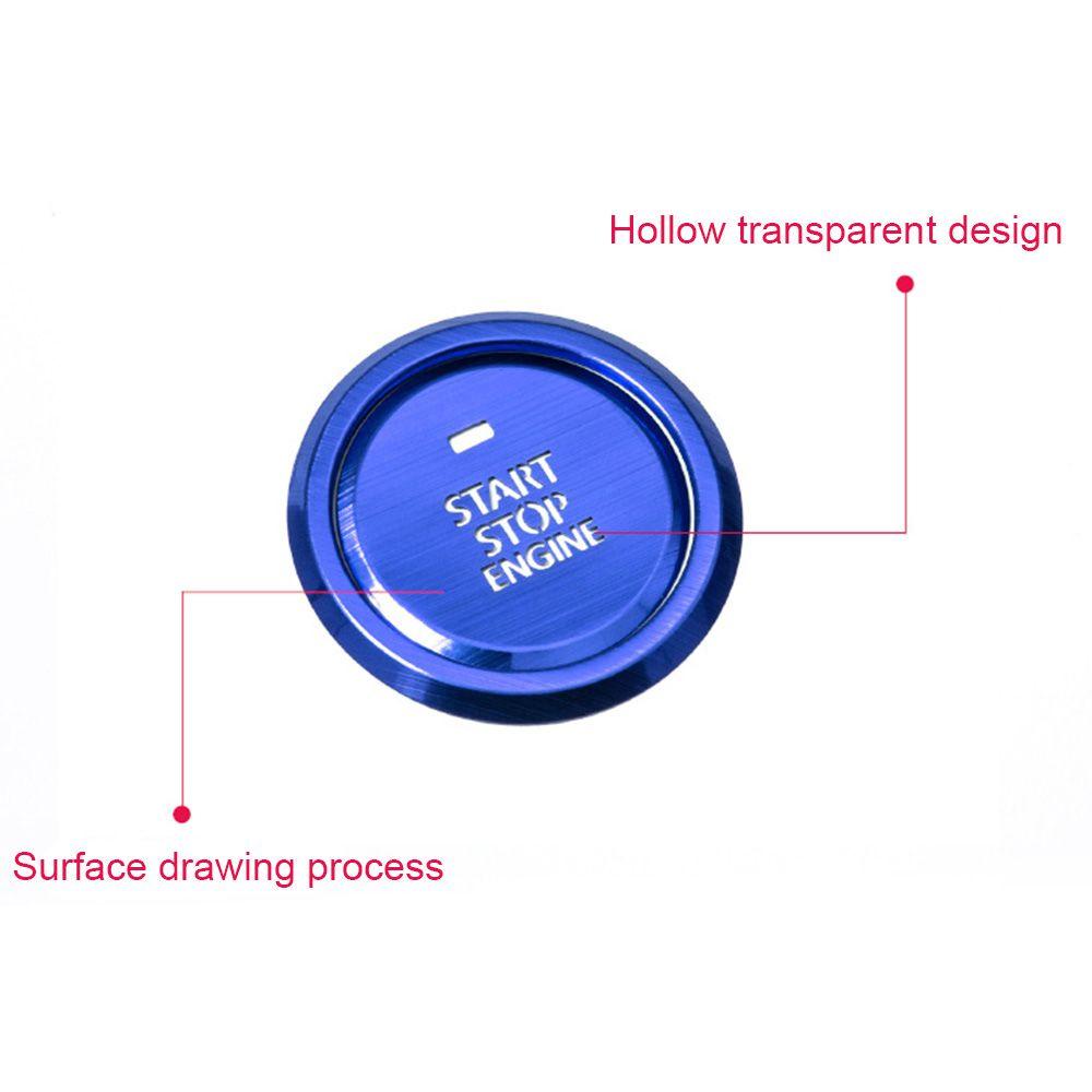 Bộ 2 Nút Tròn Trang Trí Nút Khởi Động Xe Hơi Mazda 3 Axela CX-30