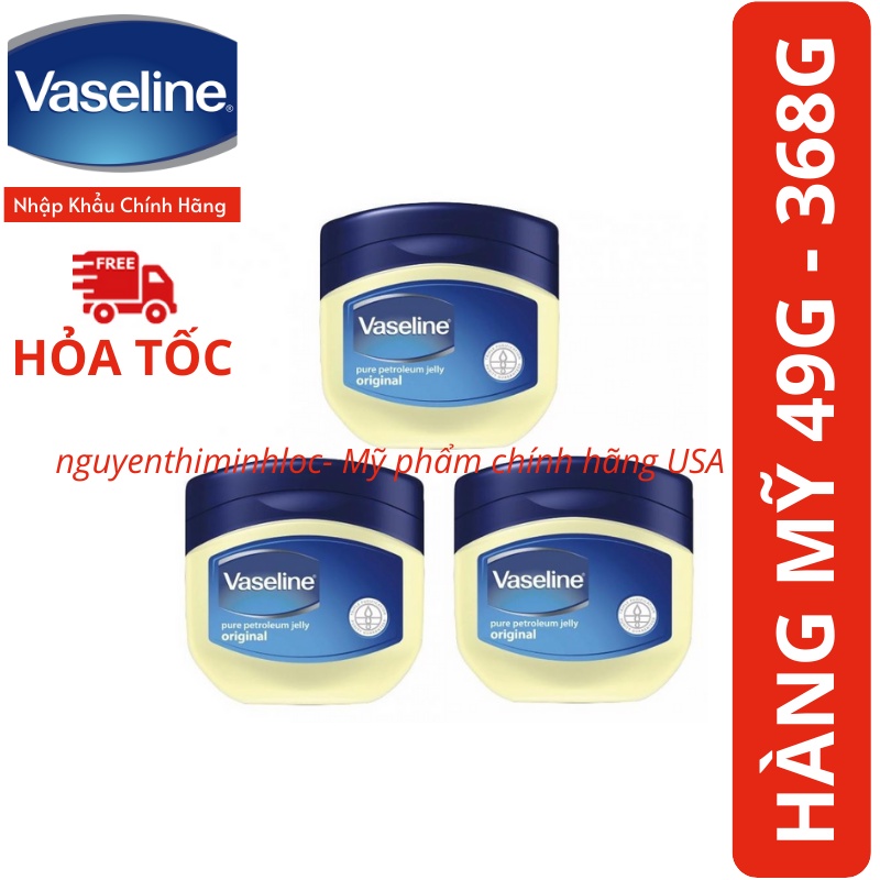 SÁP DƯỠNG ẨM VASELINE - Pure Petroleum Jelly (Hủ Mỡ)