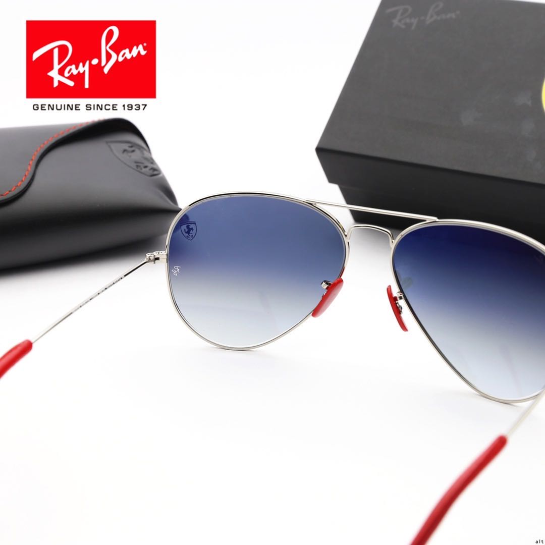 Aviator Ray-Ban_ chính hãng Kính râm 2021 Thời trang Hàn Quốc mới Kính râm nam nữ một mảnh Cặp đôi hợp thời trang Du lịch ngoài trời Kính râm lái xes