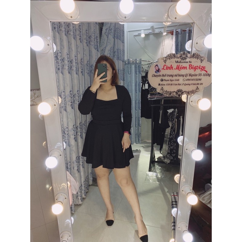 CHÂN VÁY XOÈ BIGSIZE THẦN THÁNH HÀNG NHÀ LINH MÓM | BigBuy360 - bigbuy360.vn