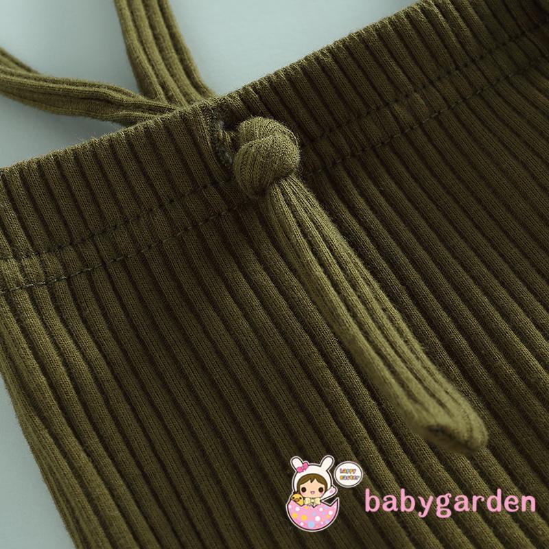 Quần Yếm Dài Màu Sắc Trơn Phong Cách Đường Phố Thời Trang Cho Trẻ Em