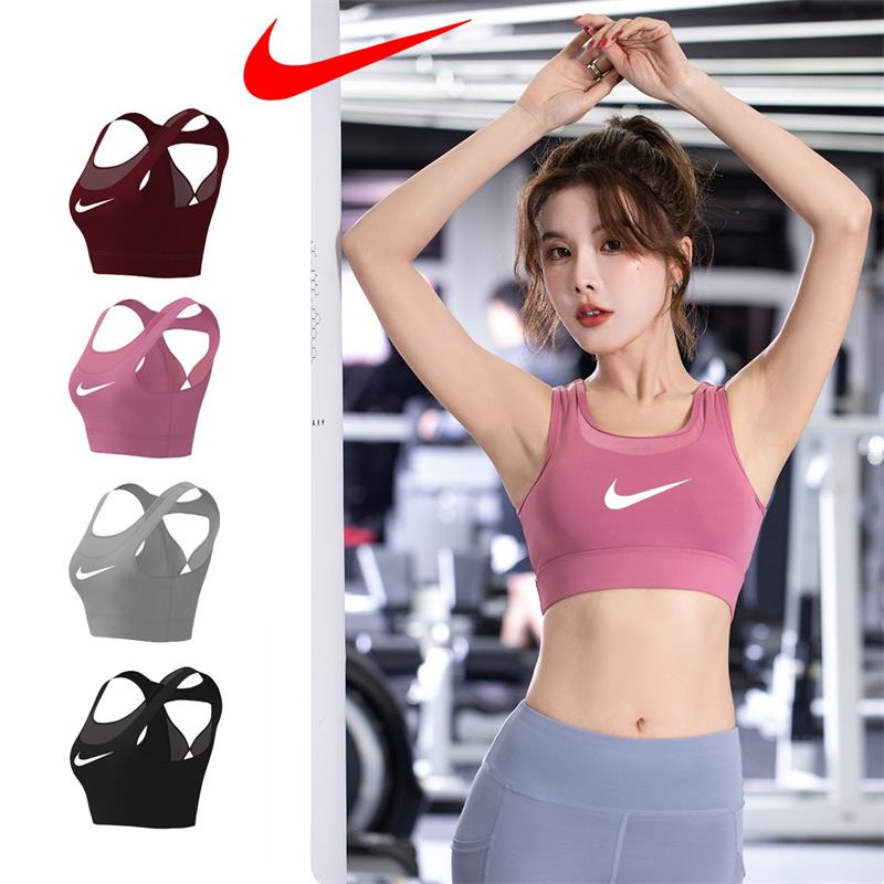 Áo Ngực Thể Thao nike Dây Bản Rộng Chống Sốc Thích Hợp Tập yoga / gym / Thể Hình Cho Nữ