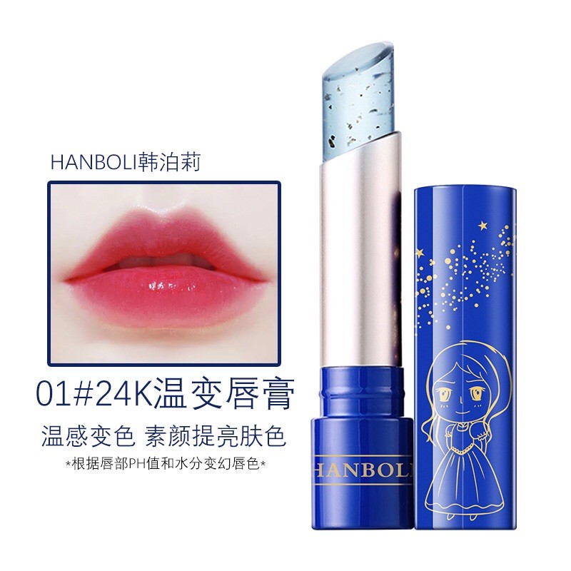 Son thạch dưỡng môi Haboli hình công chúa lâu trôi có màu | BigBuy360 - bigbuy360.vn