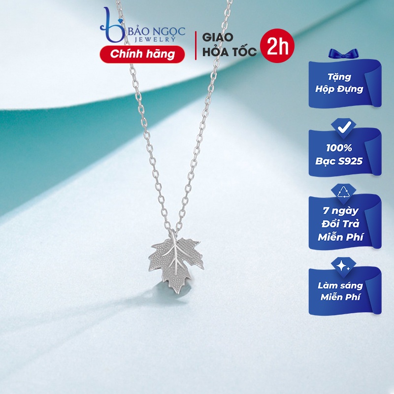 Vòng Cổ Lá Phong Nhỏ Nhắn Thanh Lịch Phong Cách Hàn Quốc Cho Nữ DB2677 Bảo Ngọc Jewelry