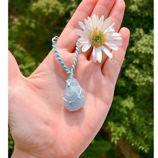 Vòng cổ celestine đan macrame