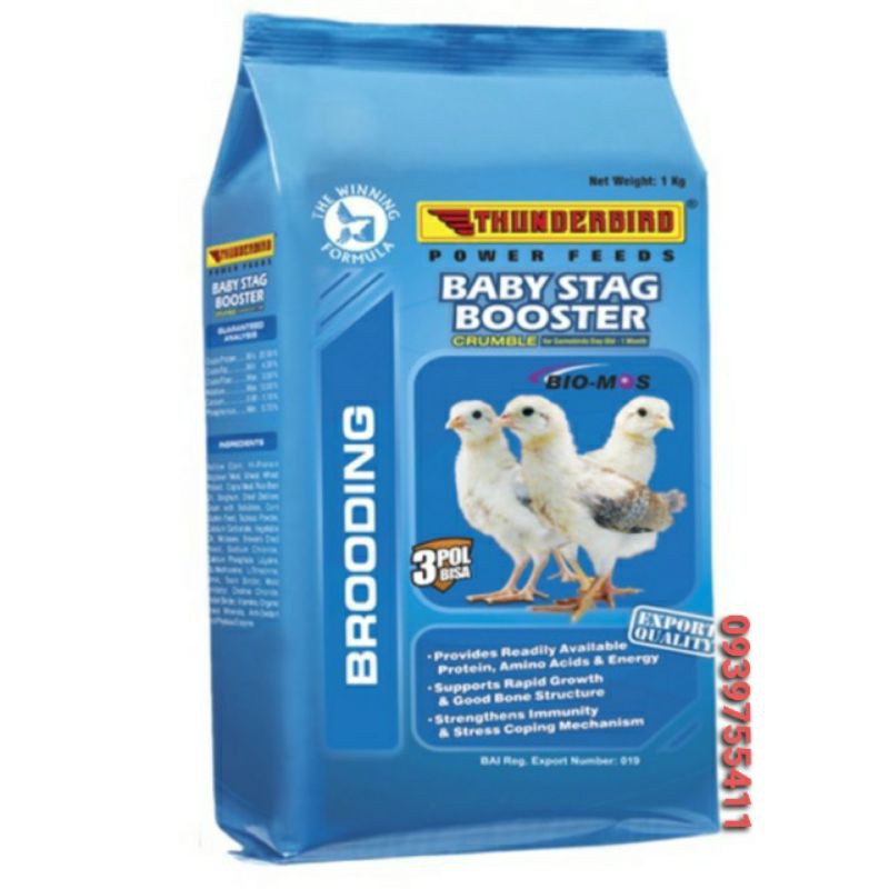 1KG Thức ăn gà con Baby Stag Booster Cho Gà Đá Ngũ Cốc Gà Nòi Ngũ Cốc Gà Tre Thức Ăn Gà Chọi