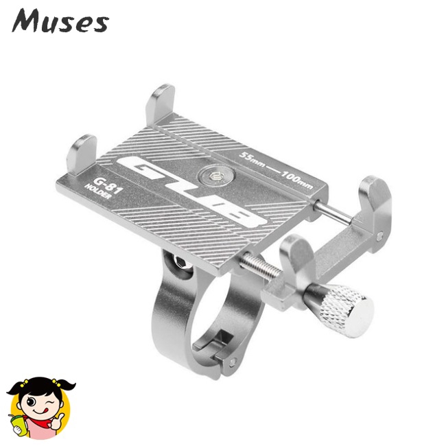 Giá đỡ điện thoại bằng hợp kim nhôm cỡ 3.5-6.2&quot; gắn tay lái xe máy/xe đạp
