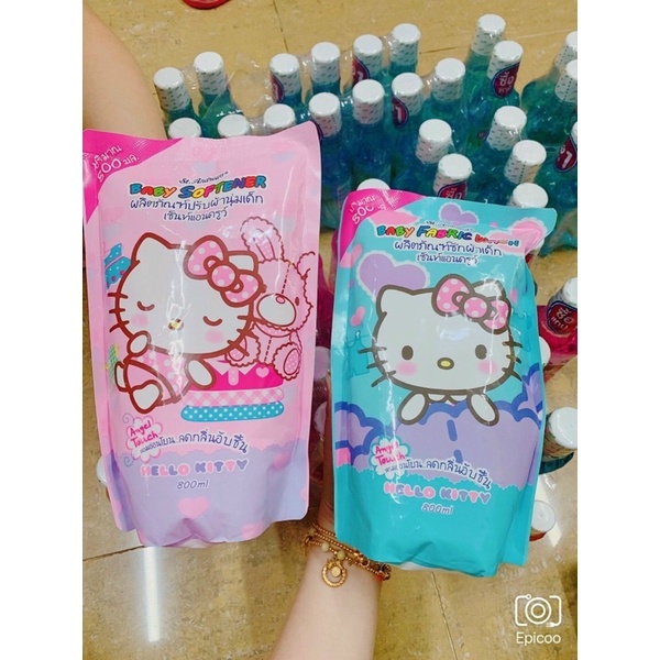 NƯỚC GIẶT XẢ HELLO KITTY CHO BÉ THAILAND !!!