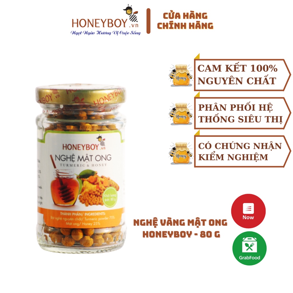 Nghệ Vàng Mật Ong HONEYBOY 80g nguyên chất