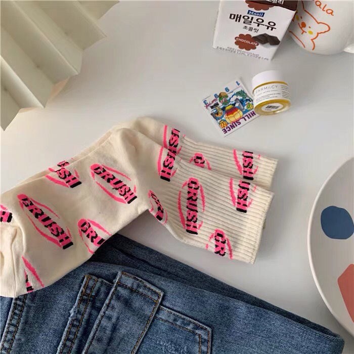 Vớ WAFNHA D119 phong cách Hàn Quốc xinh xắn dành cho nữ với nhiều màu tùy chọn