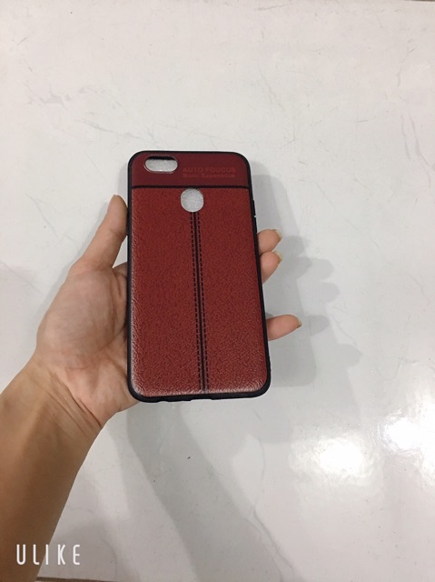 Ốp lưng da oppo F5 mầu nâu