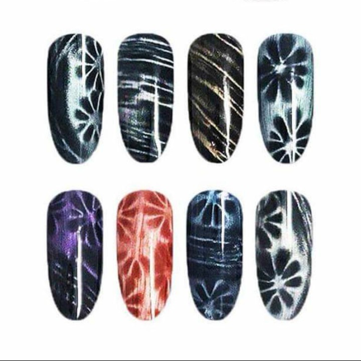 Nam châm mắt mèo, hút sơn mắt mèo tạo hình hoa