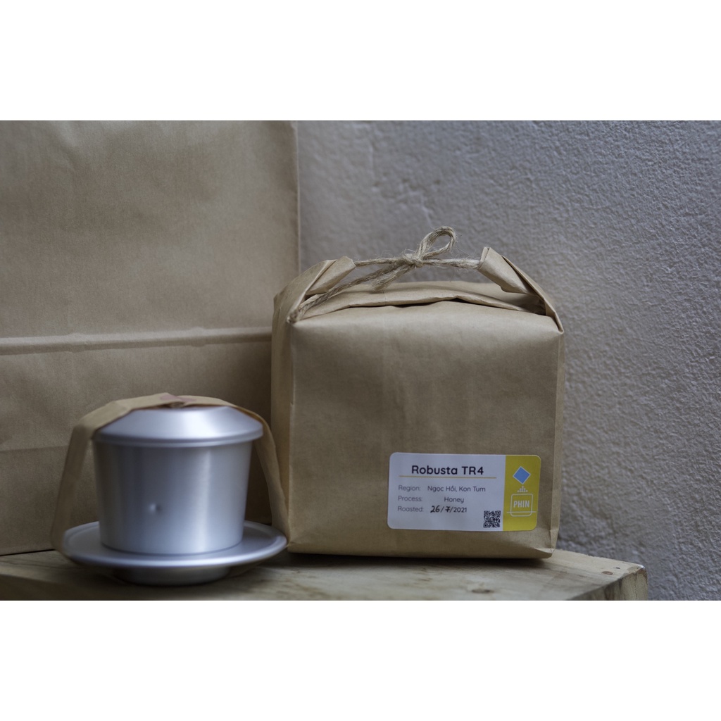 Cà phê Phin Fine Robusta Tr4 gói nhỏ 20gr tiện dụng | BigBuy360 - bigbuy360.vn