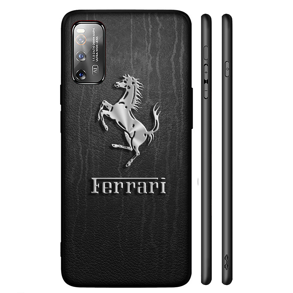 Ốp Điện Thoại Mềm In Logo Xe Hơi Ferrari Cho Xiaomi Redmi 9 9a 9c 9t K20 K30 K40 Pro