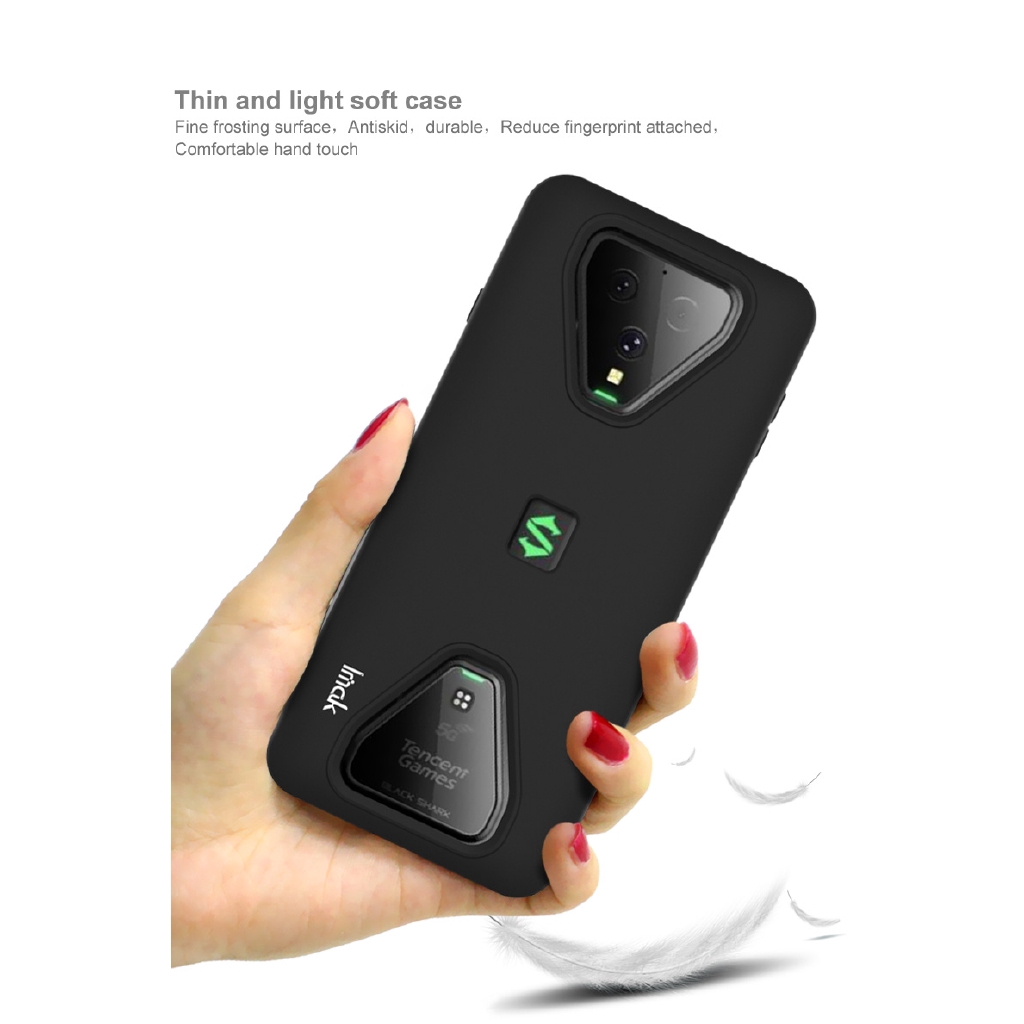 Original Imak Ultra thin Frosted Casing Xiaomi Black Shark 3 Matte Soft TPU Case BlackShark 3 Silicone Back Cover