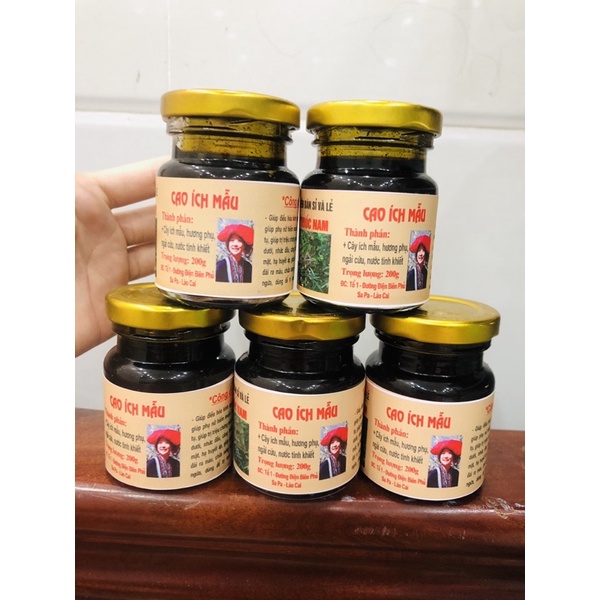 200gr Cao ích mẫu nguyên chất