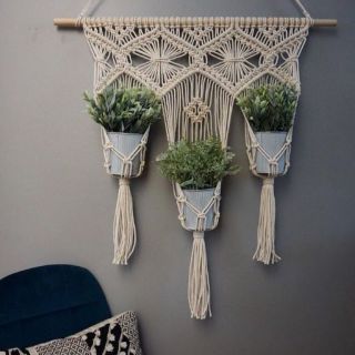 Set bộ dây treo chậu cảnh ❤️FREESHIP❤️ dây treo macramé