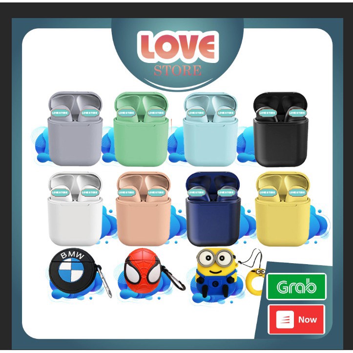 Tai Nghe Bluetooth i12 Inpods Pro TWS Inpods - Cảm Biến Vân Tay Giá Rẻ Love.Case