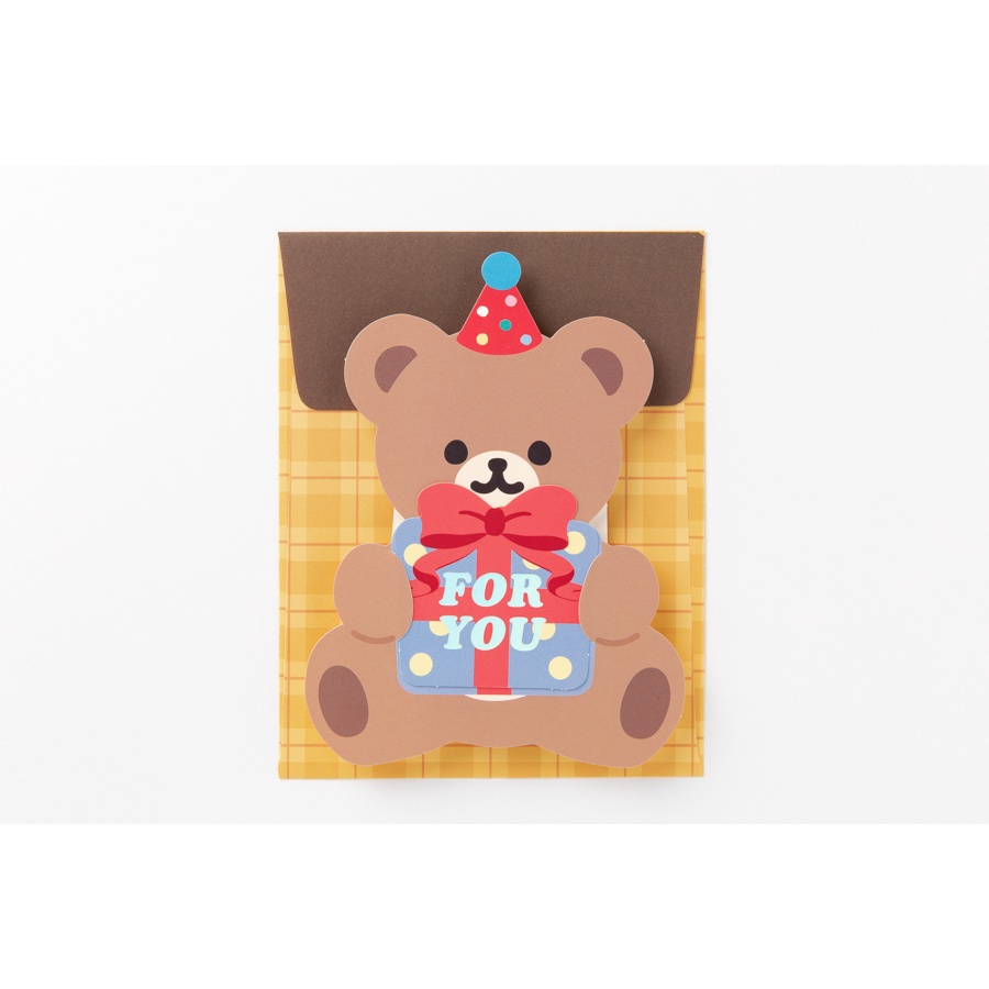Thiệp ARTBOX Hàn Quốc Hình Chú Gấu Teddy Tặng Quà