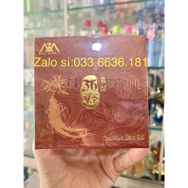 {chuẩn hàng-giá sỉ} kem Cao Mụn Sâm đỏ 36 vị hủ 15G