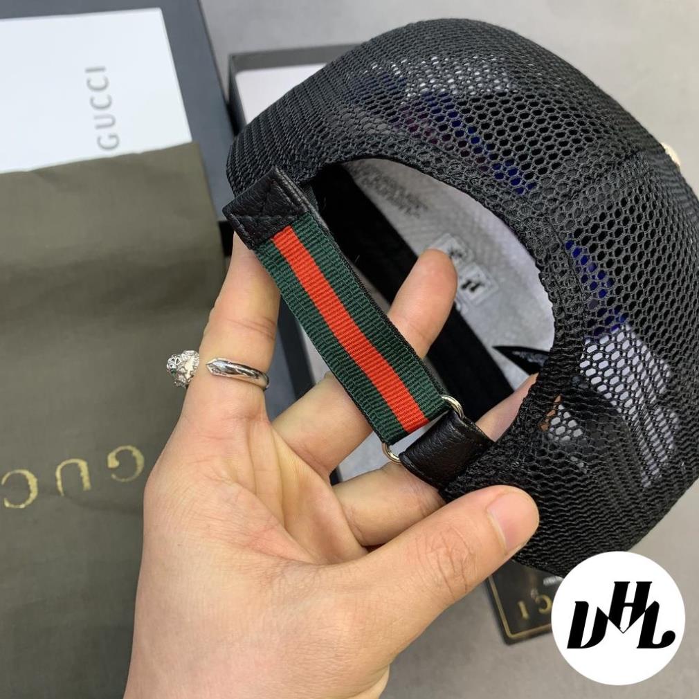 Mũ lưỡi trai gucci nam cao cấp form dáng chuẩn ôm đầu in hình con ong vàng cao cấp