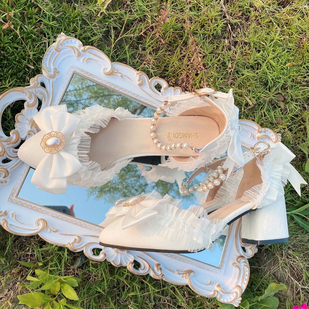 GIÀY GÓT VUÔNG LOLITA  4600