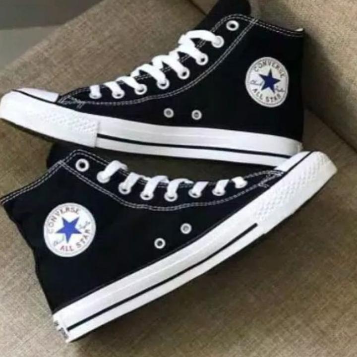 Cổ phiếu Giới Hạn! Giày Bốt Cổ Cao Màu Trắng Đen Thời Trang Cá Tính Dành Cho Nữ