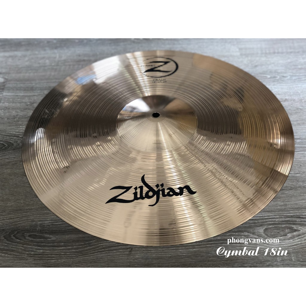 Cymbal trống jazz zildjian 18 inch