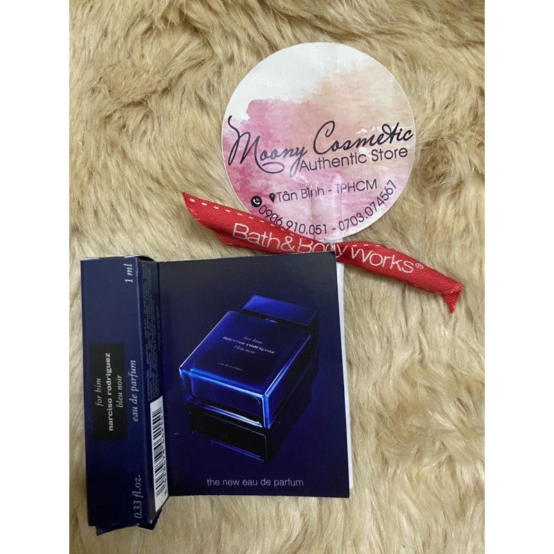 Vial mẫu thử nước hoa nam nữ Narciso rodriguez for her Fleur musc/Pure musc/for him bleu noir edp/edt 0.8-1ml | BigBuy360 - bigbuy360.vn