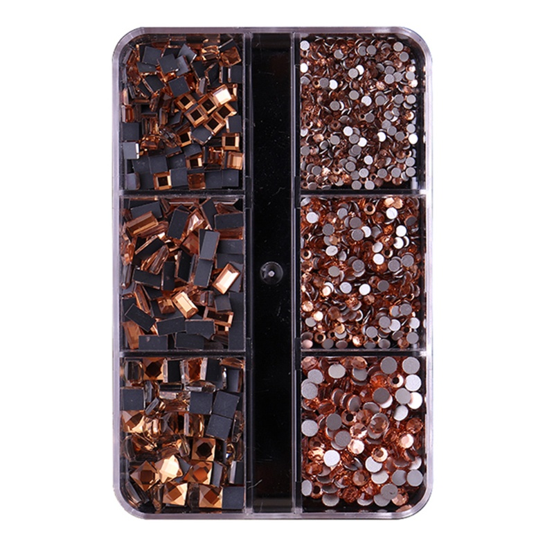 Hạt Đá Nhiều Màu Sắc Đính Móng Tay 3D DIY