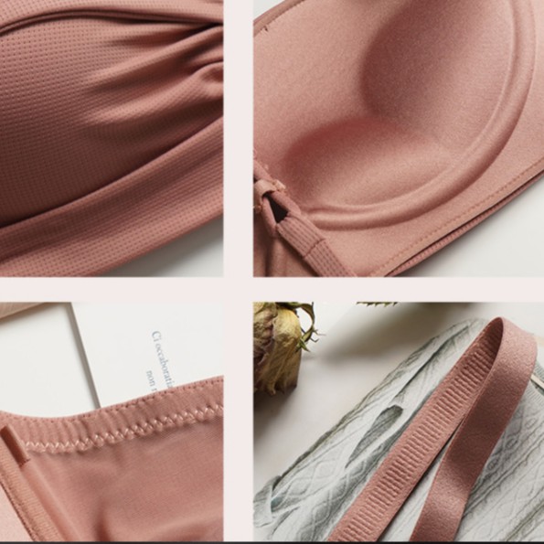 Bộ đồ lót Hoàng Oanh Underwear set nội y phụ nữ gồm quần áo tạo khe nâng đẩy ngực chất co dãn dễ chịu mã 8946 | BigBuy360 - bigbuy360.vn