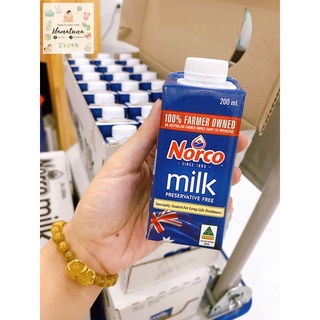 Sữa tươi norco úc hộp 200ml