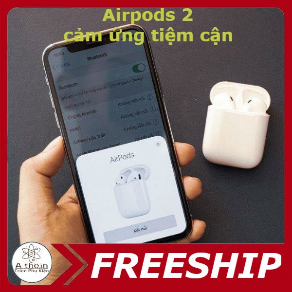 ✔Freeship✔ Tainghe Bluetooth Airpods 2-Tặng Case cam kết chất lượng bảo hành 6 tháng