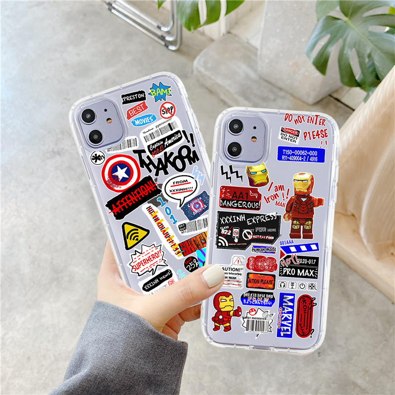 Ốp Điện Thoại In Hoạt Hình Cho Iphone 12 12pro 12promax 6 6s 6plus 6splus 7 7plus 8 8plus X Xs 11 11promax Se (2020)