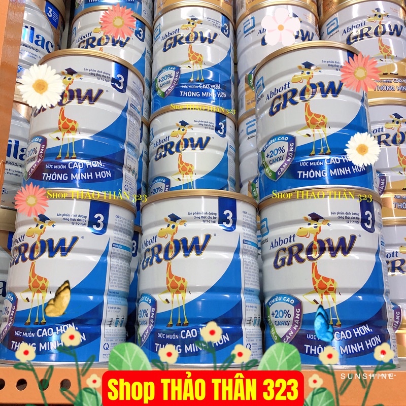 Sữa Abbott Grow 3 Lon 900g/ Grow 4 Lon 900g/ Grow 4 Lon 1.7Kg