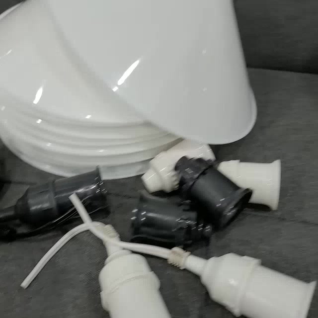 Chóa đèn nhựa - chao đèn nhựa - nhôm hình tô - dĩa - Đuôi kính nước E27 | BigBuy360 - bigbuy360.vn