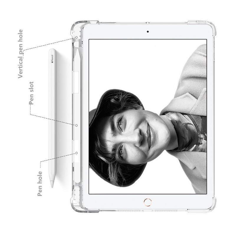 Ốp máy tính bảng mềm trong suốt cho 2020 iPad 8th 10.2 Air4 3 Pro11/12.9/10.9/10.5/9.7 inch mini5 123