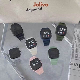Đồng hồ nam nữ fashion màn hình led không kèm hộp sang sịn mịn dùng cho cả gia đình jolivo