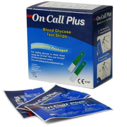 Hộp 25 Que thử đường huyết Acon On Call Plus (tiểu đường oncall plus)